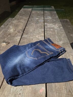 BEING HUMAN-Men's Skinny Jeans in Dark Blue - Classic Slim Fit